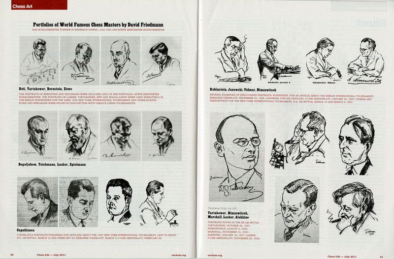Portfolios of World Famous Chess Masters by David Friedman