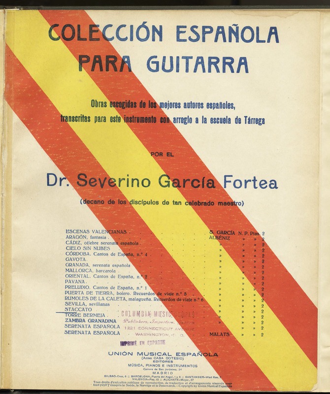 Staccatto-capricho / I. Albéniz ; transcripción para guitarra por S. García