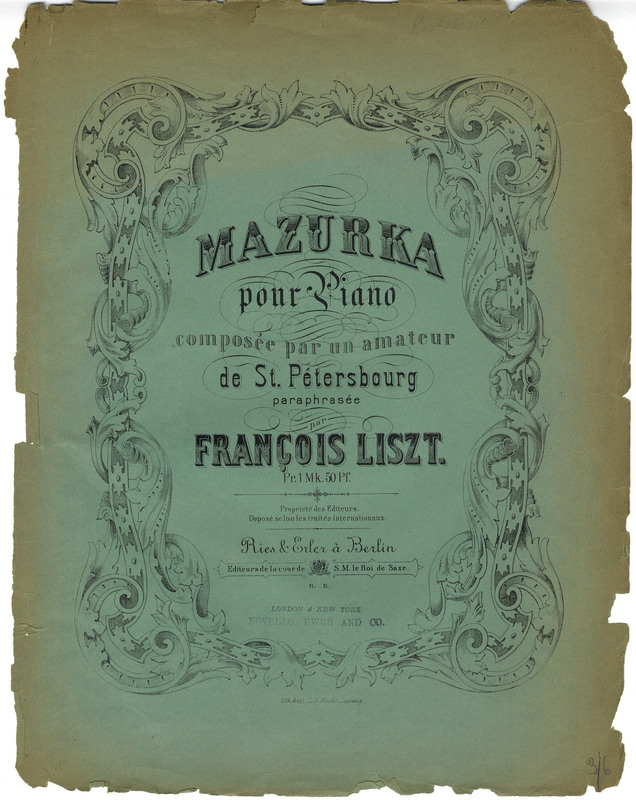 Mazurka pour piano