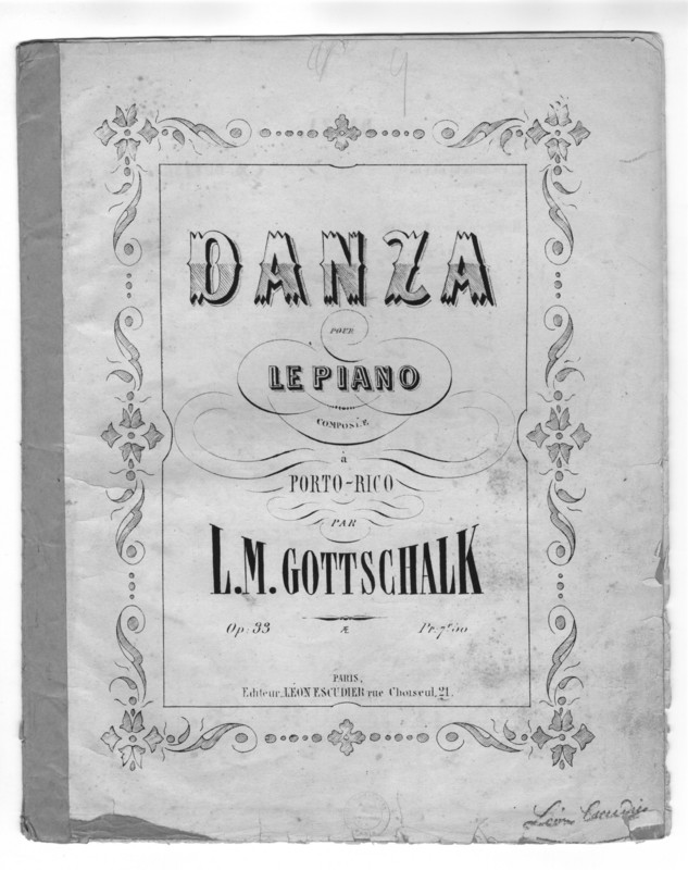 Danza pour le piano, op. 33 /