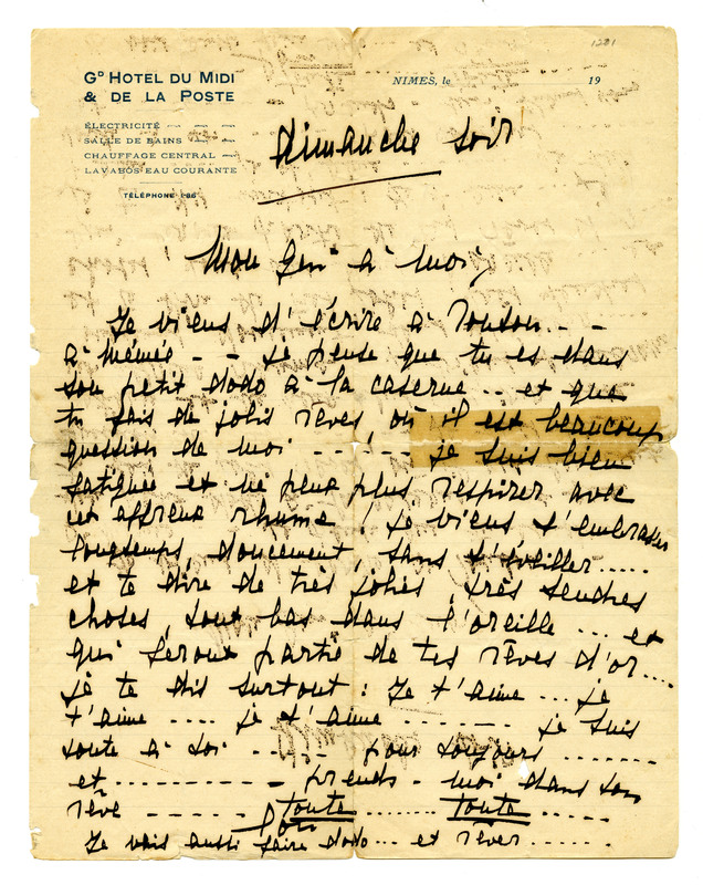 de Coligny-Châtillon Letter no. 1