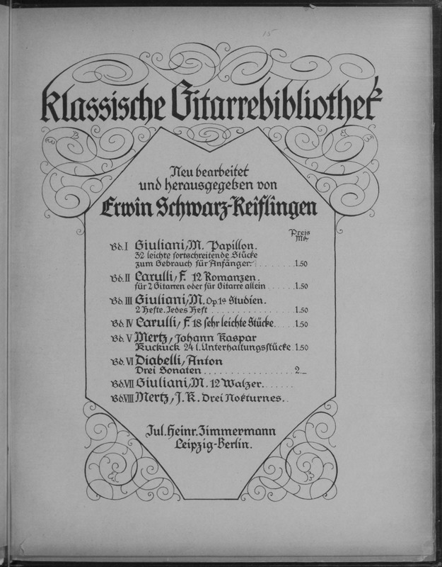 Kuckuck : 24 l. Unterhaltungsstücke / Mertz, Johann Kaspar.
