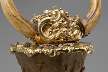 Rhinoceros Horn Goblet with Lid - Detail I