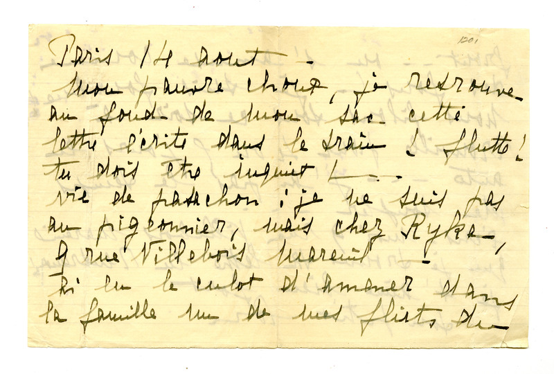 de Coligny-Châtillon Letter no. 4