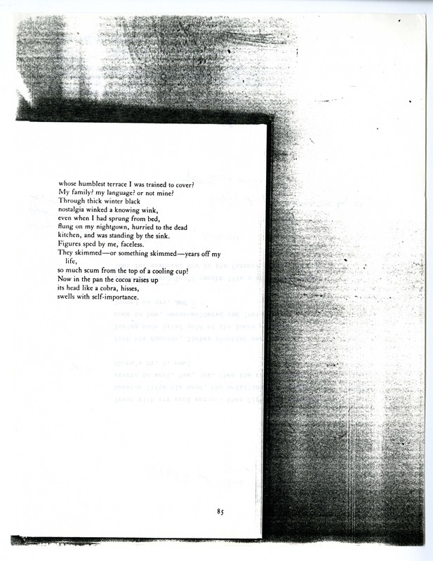 30 Verso) Unidentified Poem.