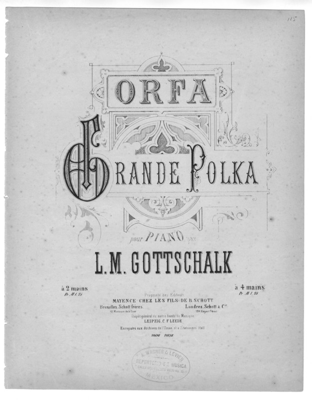 Orfa : grande polka pour piano /