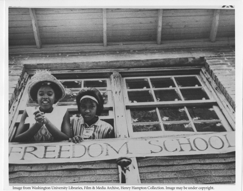 Young Girls in Freedom School (1960s)