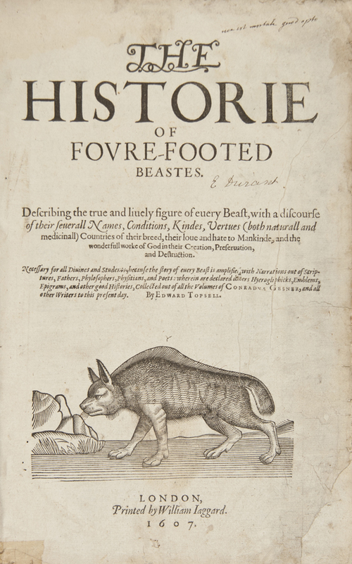 History of Four-footed Beasts