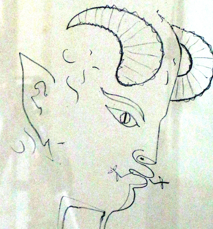 Cocteau Sketch 2