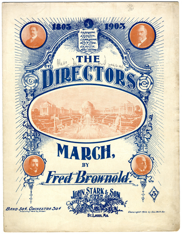 The directors march / by Fred Brownold.
