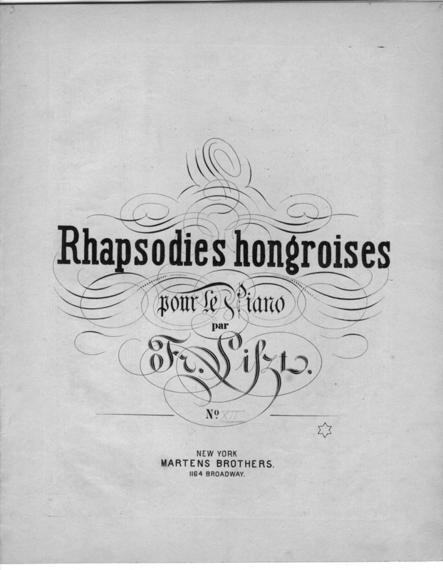 Rhapsodie Hongroise : no. 12