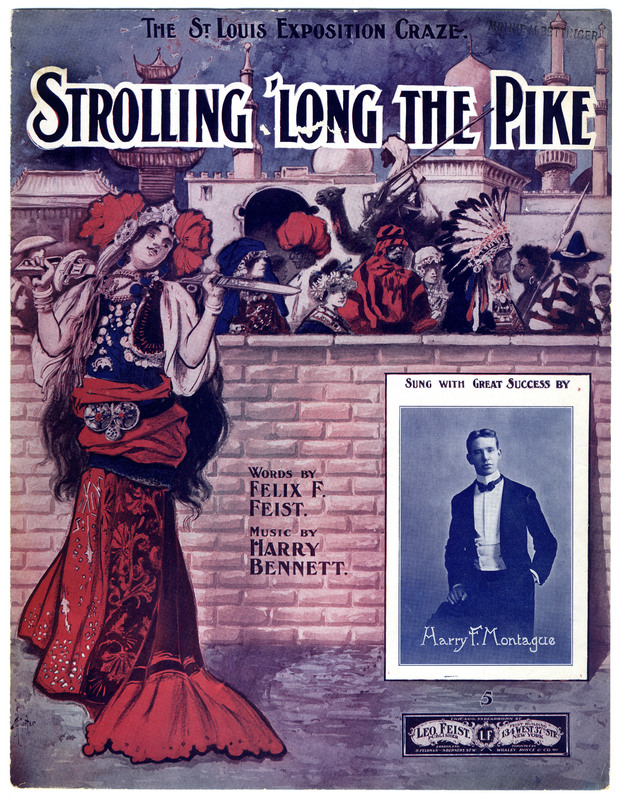 Strolling 'long the pike / words by Felix F. Feist ; music by Harry Bennett.