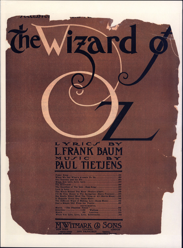 Selection from Baum and Tietjens' musical extravaganza The Wizard of Oz ·  WUSTL Digital Gateway Image Collections & Exhibitions