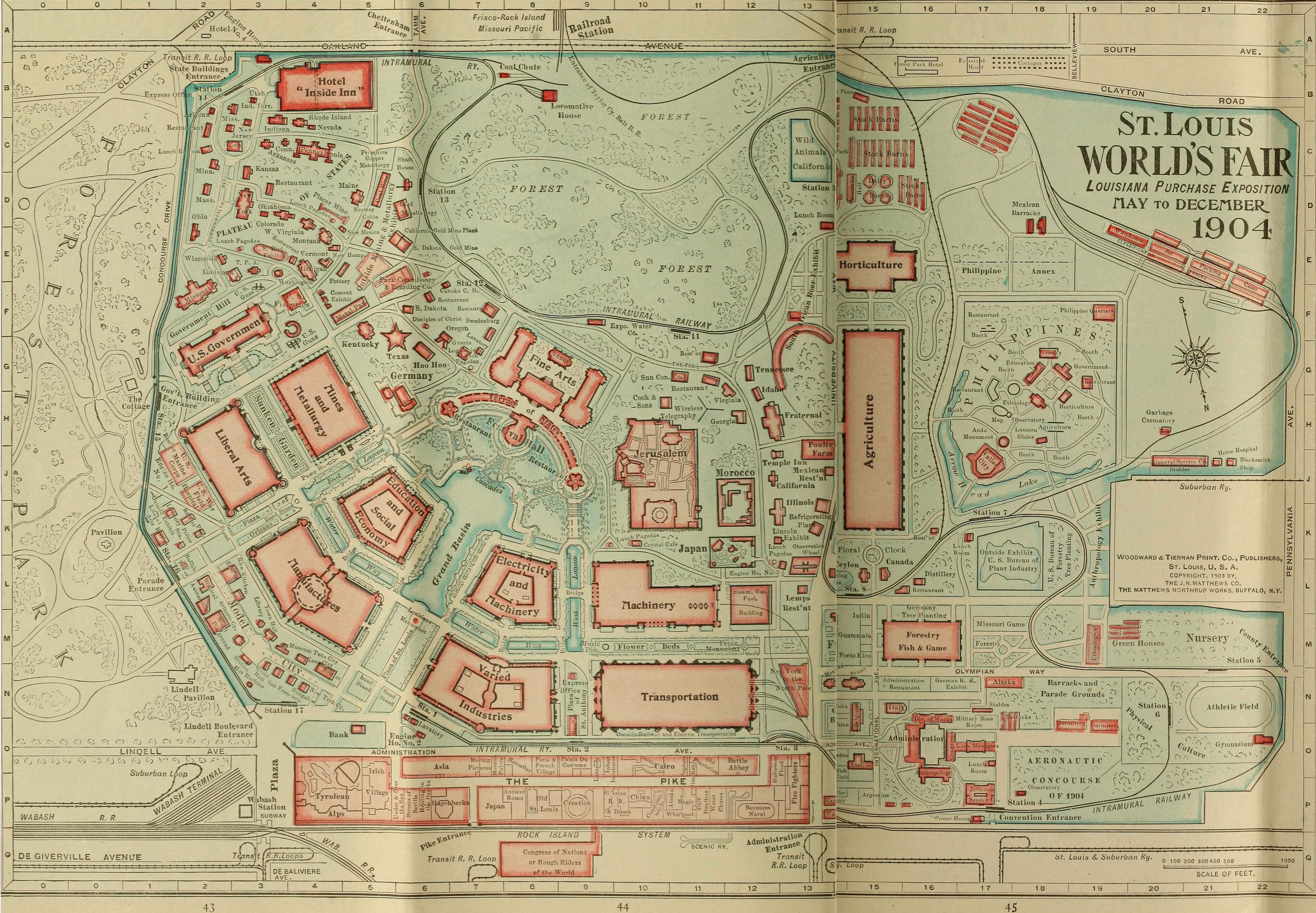 [merged map of Louisiana Purchase Exposition] · WUSTL Digital Gateway Image Collections ...