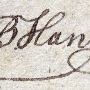 Signature of Raphael Hanno