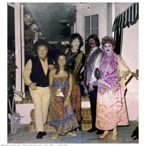 Mary, Lucille Ball and friends at a costume party.