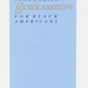 John B. Ervin Scholarships for Black Americans