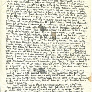 Autograph letter, signed from Sylvia Plath to Olwyn Hughes, circa June 1962