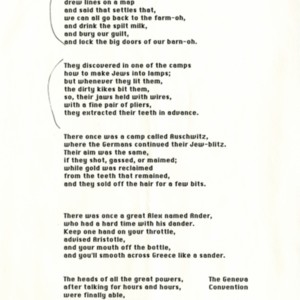 "Limerical History of the World" Poem