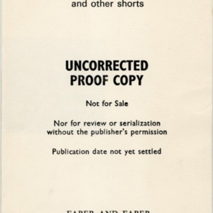 Proof for&nbsp;<em>Breath and Other Shorts</em>