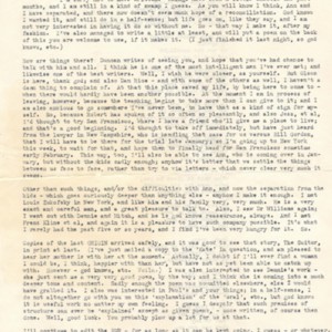 Typed letter, signed from Robert Creeley to Cid Corman, December 26, 1955