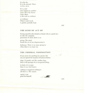 Robert Creeley's poems from <em id="tinymce" class="mceContentBody " dir="ltr">New American Poetry</em> edited by Donald Allen