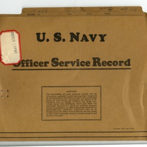 U.S. Navy Officer Service Record