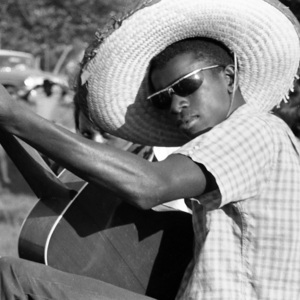 Teenager playing a guitar during Freedom Summer, Mississippi, 1964 