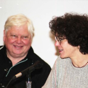 William Gass and Johanna Drucker at the Dual Muse Symposium