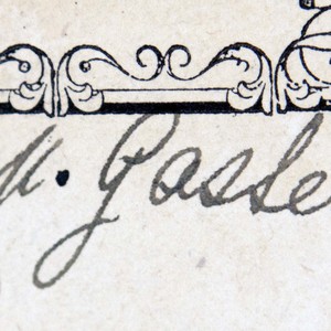 Signature of Moses Gaster