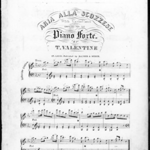 Aria alla scozzese : with variations