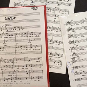 Sheet music from _Sister Act_.