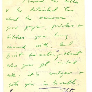 Autograph letter, signed from Theodore Roethke to David Wagoner, January 5, 1949