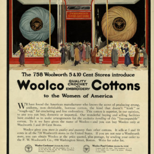 The 758 Woolwooth 5 & 10 Cent Stores Introduce Woolco Cottons To The Women Of America