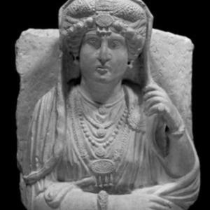 Mortuary Sculpture, Limestone, 3rd Century, Palmyra. U. of Pennsylvania..jpg