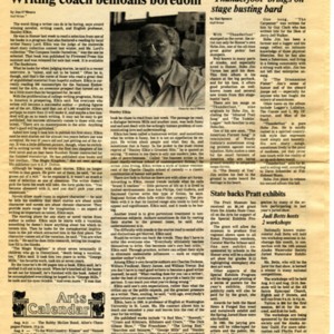"Writing Coach Bemoans Boredom" by Jan O'Meara from <em>Homer News</em>, August 9, 1984