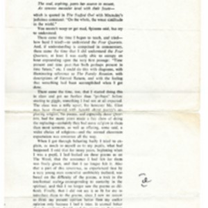 Galley proof of Howard Nemerov's review of <em>Collected Poems 1909-1962</em> by T.S. Eliot