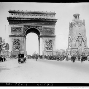 Arc de Triomphe and Cénotaphe