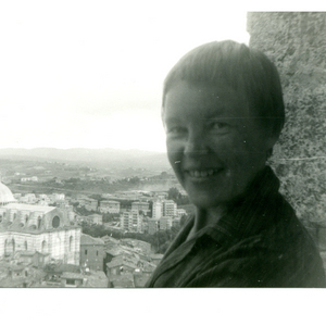 May Swenson in Siena, Italy, October 5, 1960.
