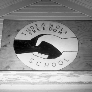 Freedom School sign, Indianola, Mississippi